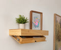 Luxury Wooden Hidden Storage Wall Shelf