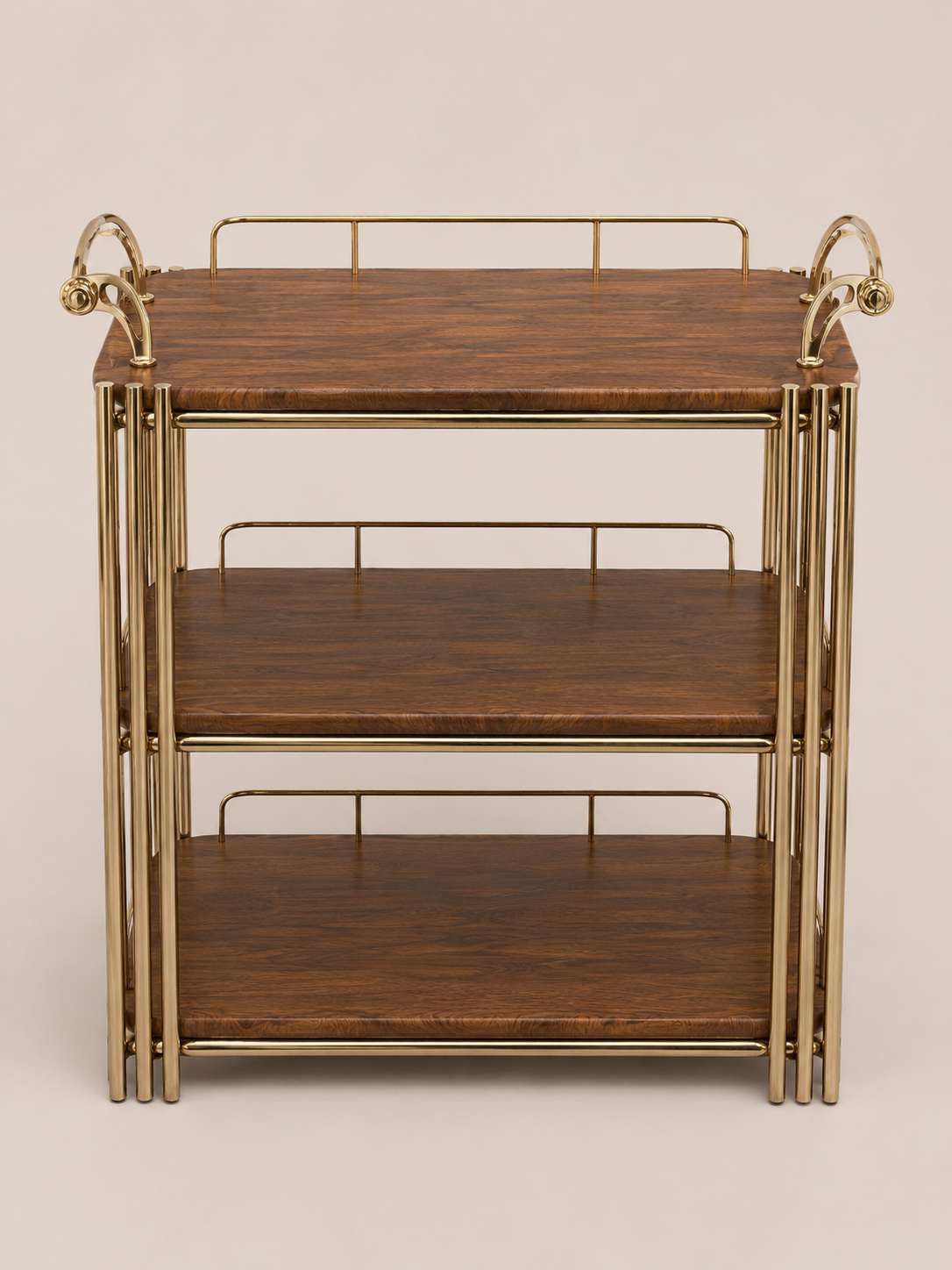 Luxury 3-Tier Serving Trolley