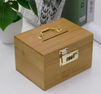 Wooden Lockable Storage Box