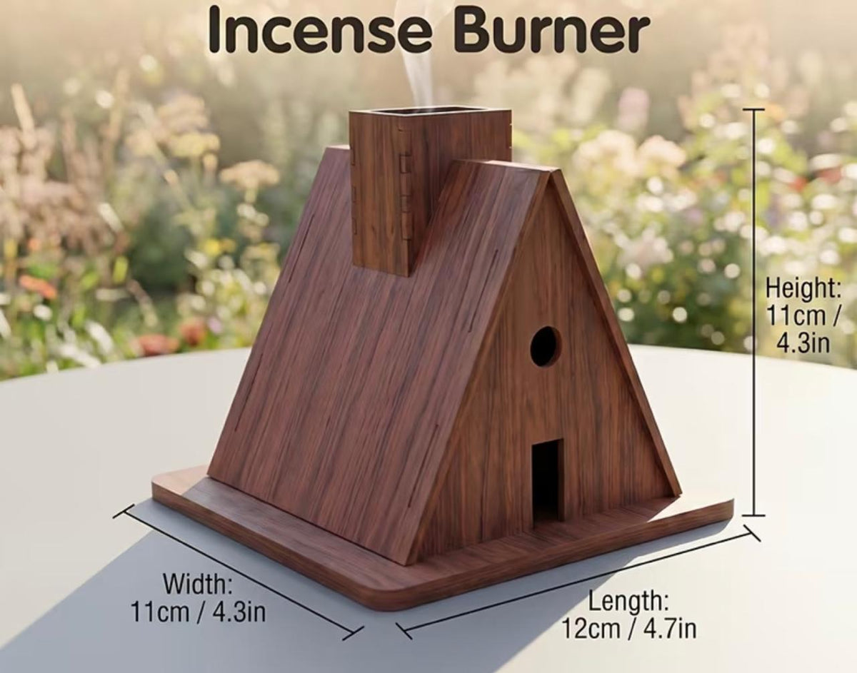 Wooden Incense Burner Set