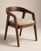 Luna Solid Walnut Chair – 2026 New Luxury Design