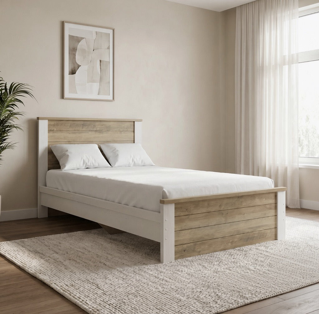 2026 Modern Single Bed | Premium Plywood Wooden Bed | Contemporary Design