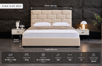 Luxury Modern King Size Upholstered Bed – 2026 Design