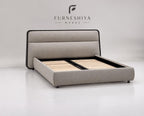 2026 Modern Luxury Upholstered Bed with Mattress | Furnishiya Works