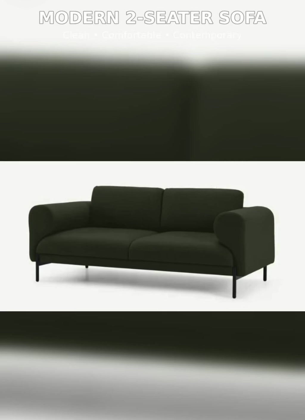 Modern 2-Seater Sofa