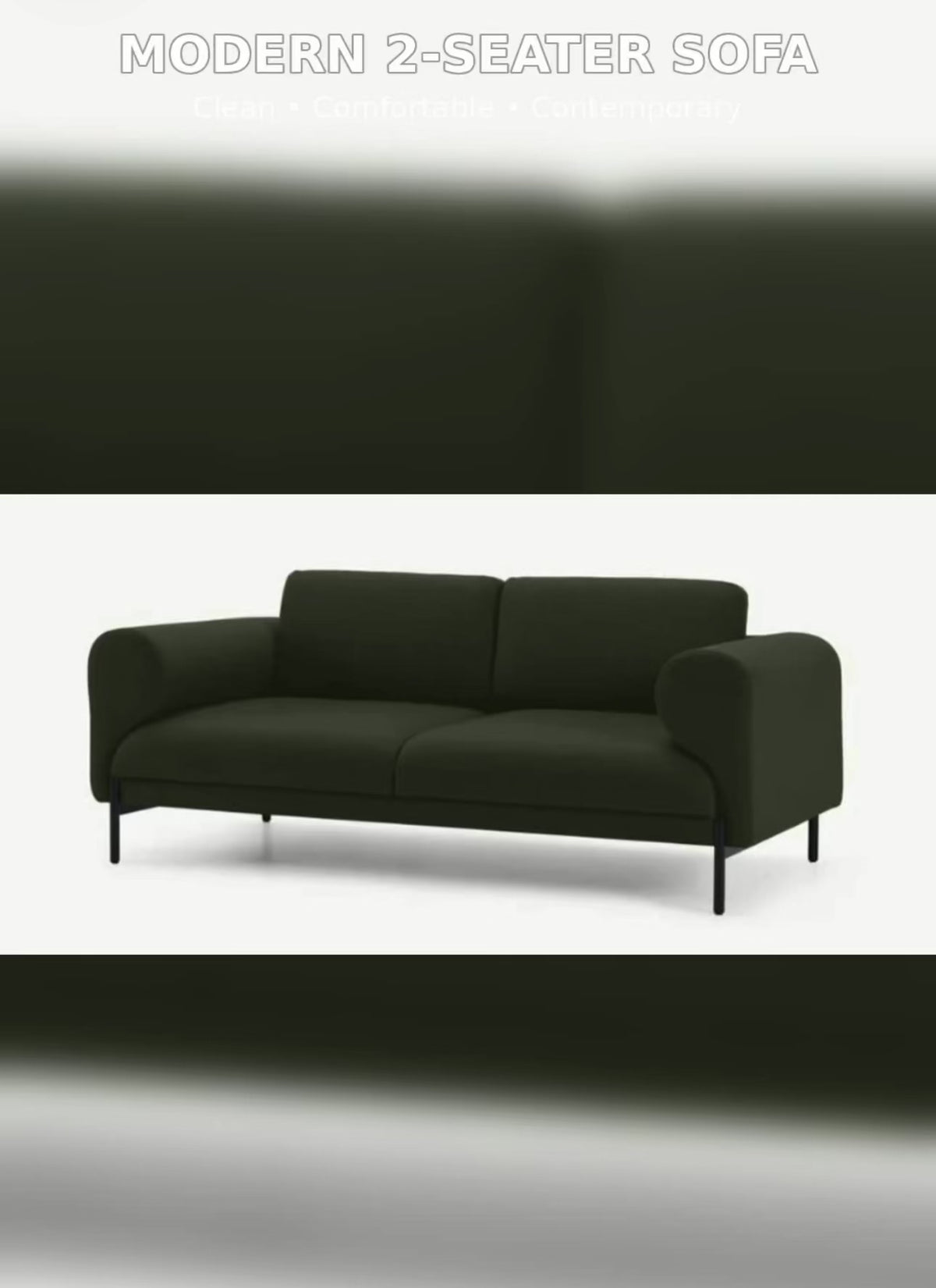 Modern 2-Seater Sofa